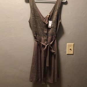 Adorable dress with crochet top!!